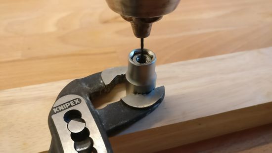 Dampfdüse aus Edelstahl-Hutmutter für La Pavoni Professional oder Europiccola hergestellt