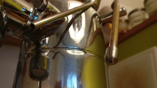 Dampfdüse aus Edelstahl-Hutmutter für La Pavoni Professional oder Europiccola hergestellt